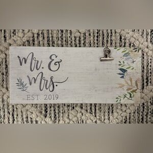 Altar'd State Mr. & Mrs. Est. 2019 Picture Frame